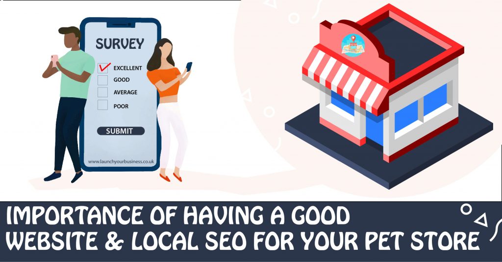 Importance of having a good website and local SEO for your pet store